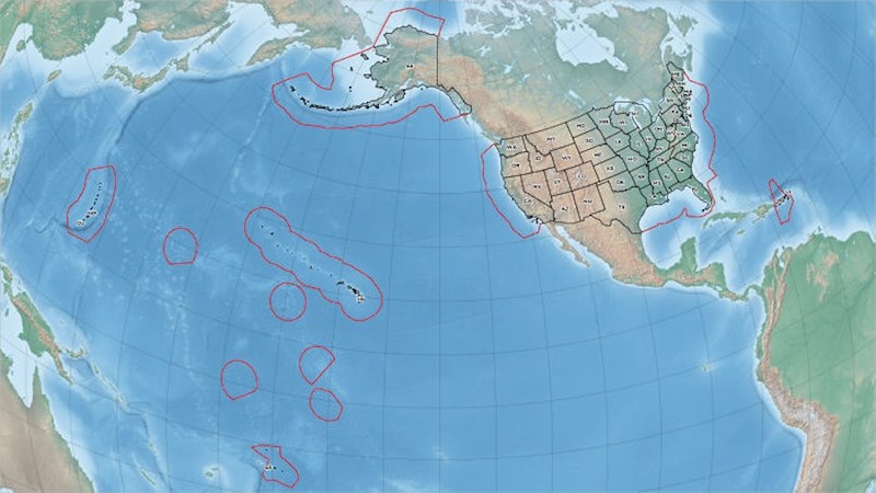 Jedina mapa na kojoj se vidi čitav SAD