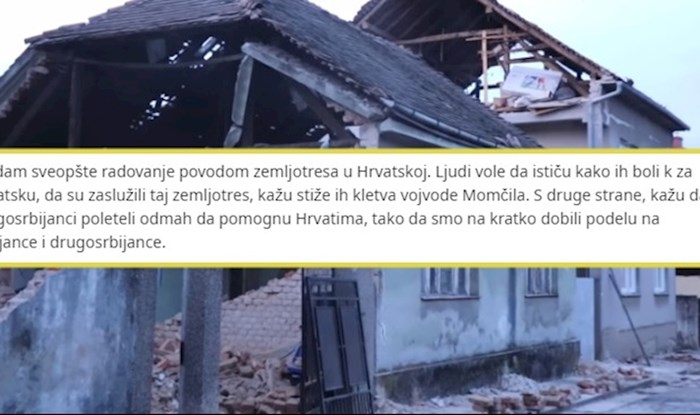 Neki ljudi u Srbiji se, nažalost, raduju potresu u Petrinji. Ovaj tip im je svima očitao lekciju