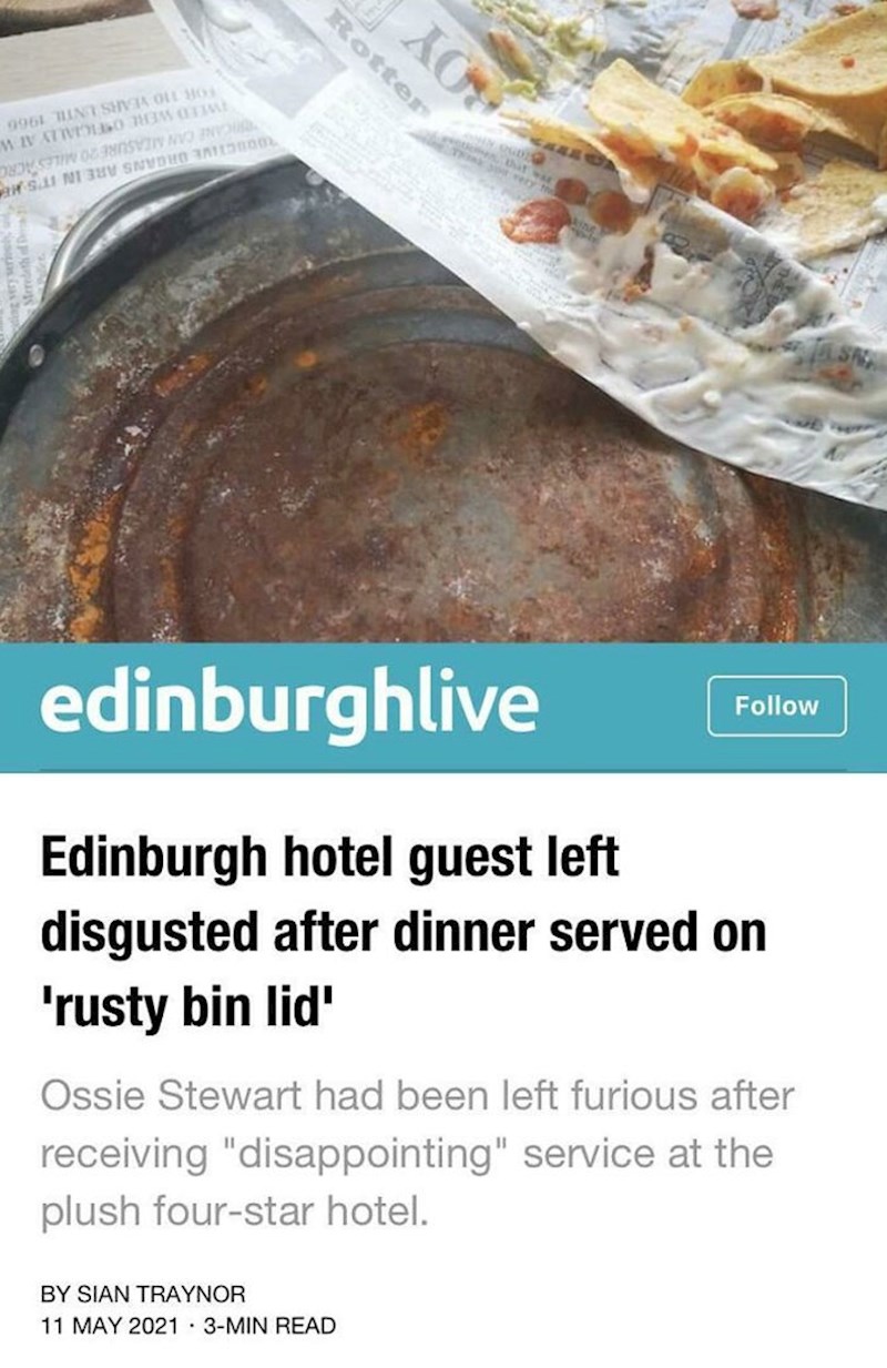 Ovi su htjeli biti kul pa su poslužili na zahrđalom poslužavniku