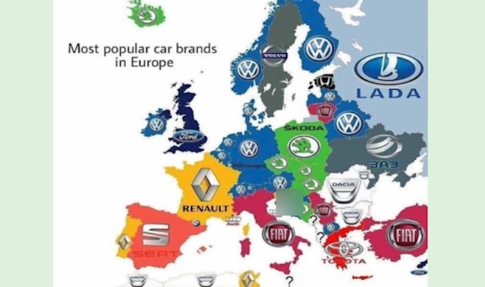 Ovo su najpopularnije marke automobila u zemljama Europe, BiH bi vas mogla iznenaditi