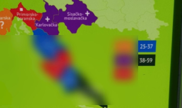 U ZOO-u u Osijeku nalazi se ova karta Hrvatske, prilično su se osramotili
