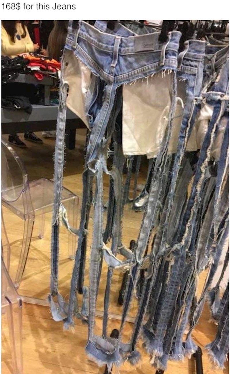 168$ za ove hlače kojih više nema nego ima