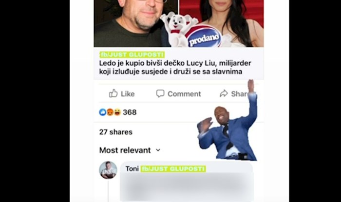 Facebookom se širi urnebesan komentar na vijest da je Ledo prodan bivšem dečku Lucy Liu