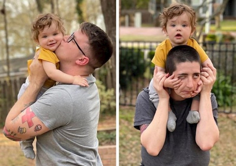 Kako ja slikam svog muža s djetetom vs. kako on slika mene