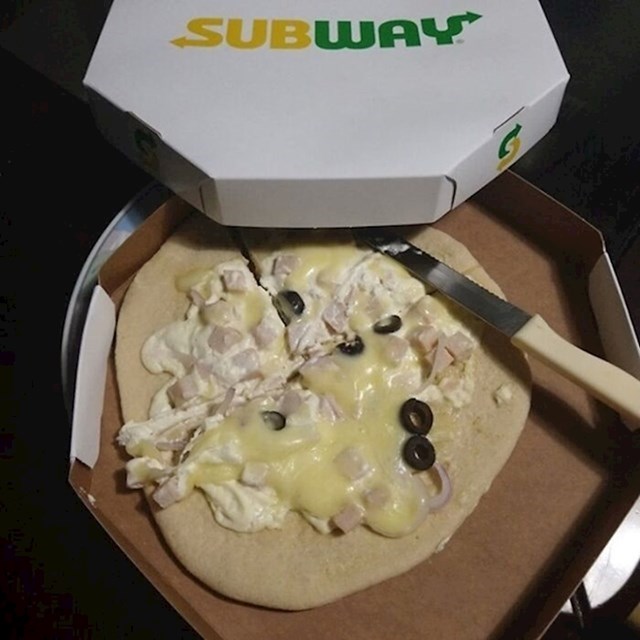 Pizza iz Subwayja