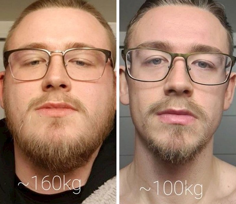 A prije sam mislio da sam mršav na prvoj fotki