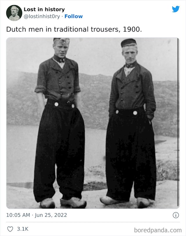 Tradicionalne hlače u Nizozemskoj, 1900.
