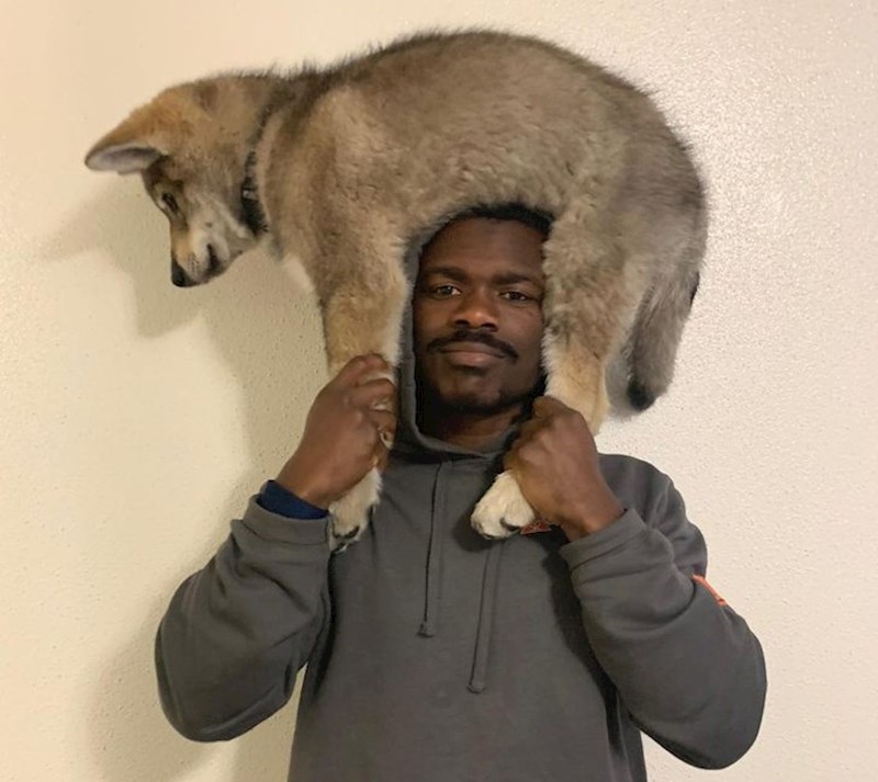 Iz nekog razloga obožava kad ga ovako držim