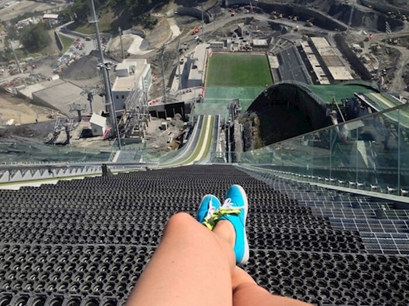 Pogled s vrha skakaonice u Sočiju