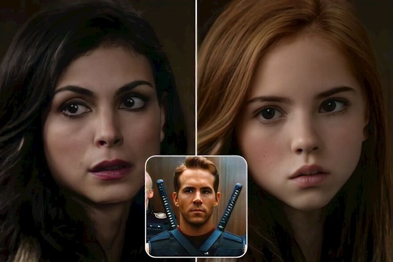 Morena Baccarin i Ryan Reynolds (Deadpool)