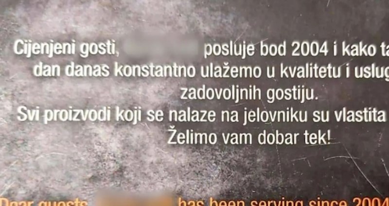 Morate vidjeti kako se jedan restoran iz Dalmacije odlučio obratiti stranim gostima, ovo je hit!
