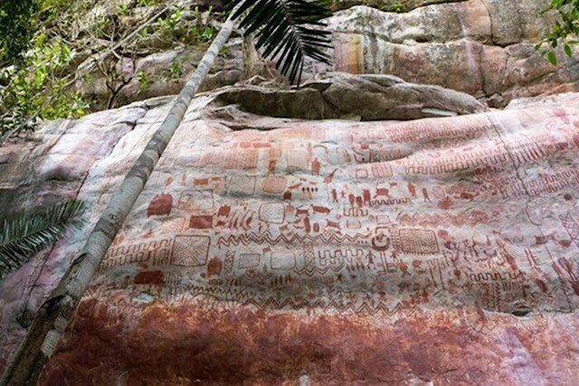 Oko 10 kilometara dugačko "platno" s crtežima iz ledenog doba. Pronađen u Amazoni.