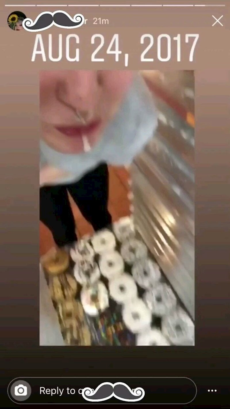 Pljuca u hranu za Instagram preglede