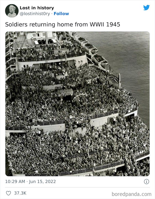 Vojnici se vraćaju kući nakon Drugog svjetskog rata