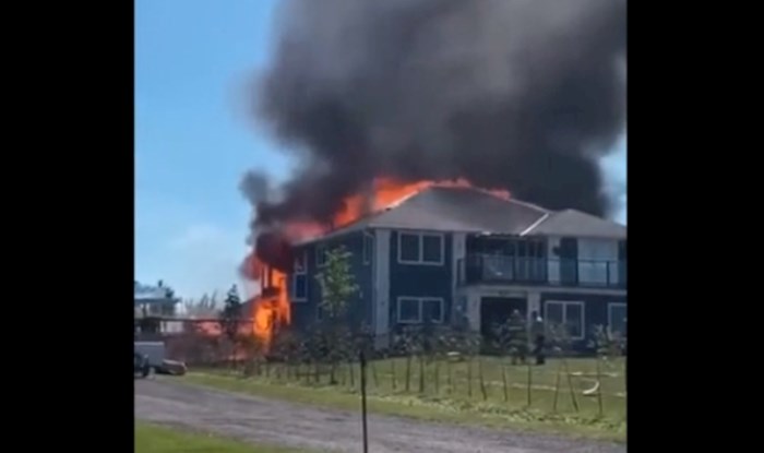 Požar je zahvatio kuću, nitko nije znao da je unutra spremnik sa 180 litara plina