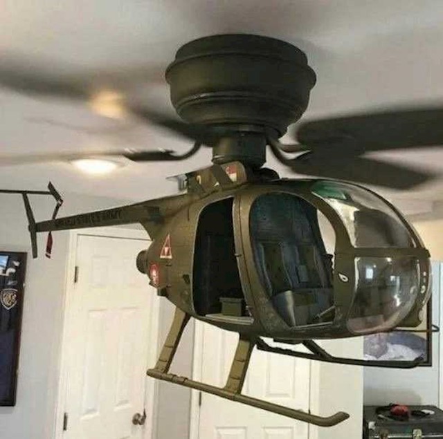 Stropni ventilator, pa ovo je pregenijalno