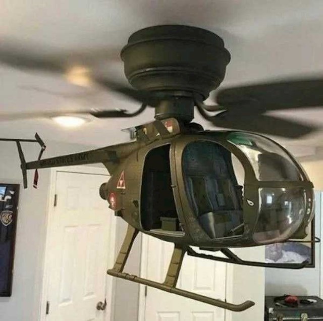 Stropni ventilator, pa ovo je pregenijalno