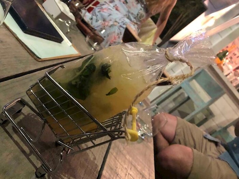 Mojito u plastičnoj vrećici