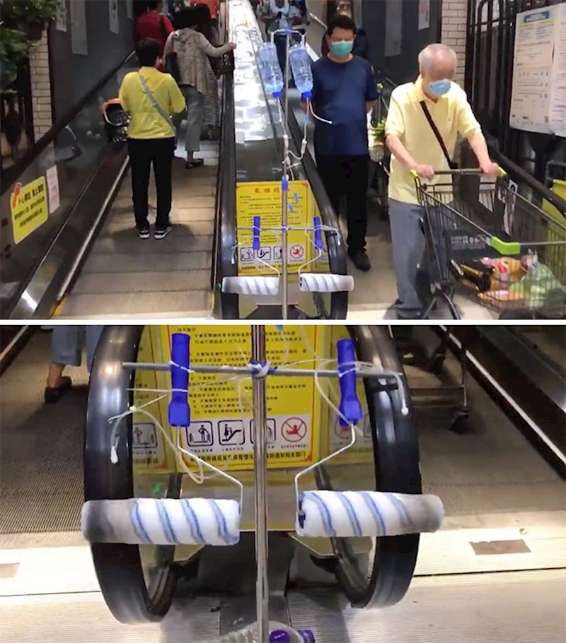 Automatska dezinfekcija rukohvata