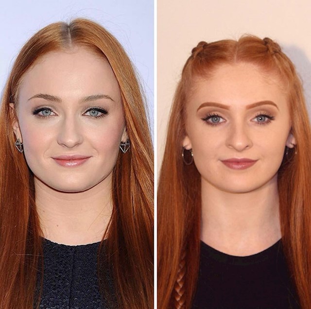 Sophie Turner i njena dvojnica