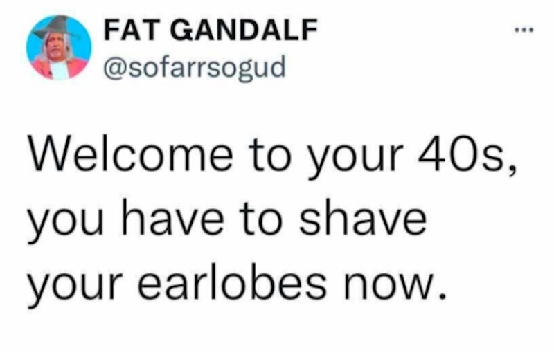 Dobrodošli u četrdesete, od danas brijete dlake na ušima