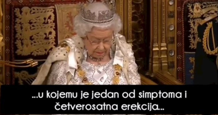 Netko je napravio sinkronizaciju u kojoj kraljica priča o koroni i Meghan. Morate pogledati