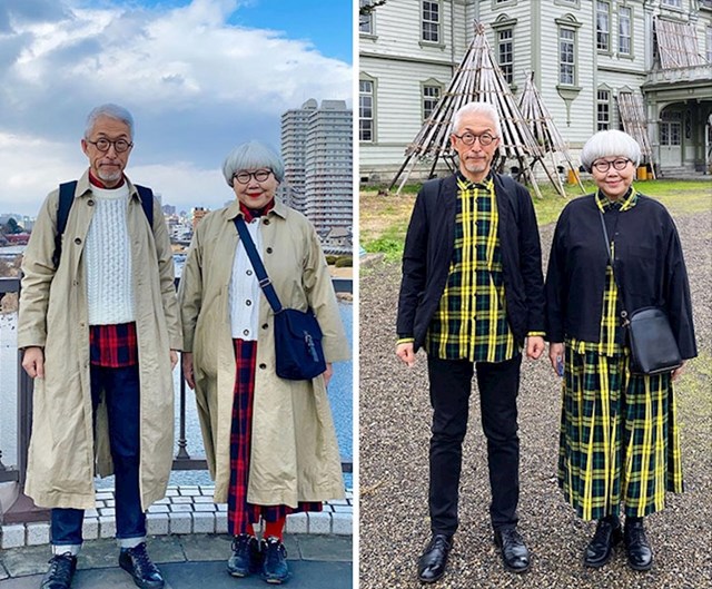 Ovaj bračni par iz Japana svaki dan nosi usklađene odjevne kombinacije