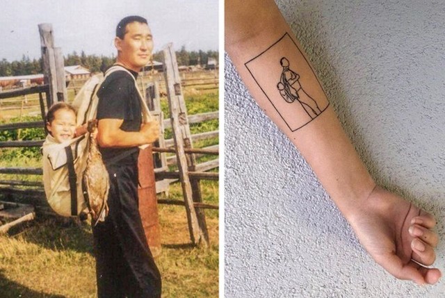 Tetovaža u spomen na tatu