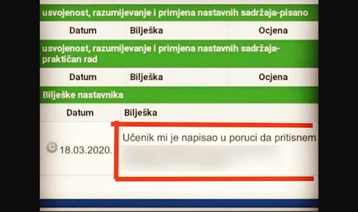 Ovaj učenik će stići daleko u životu: Morate vidjeti kakvu bilješku o njemu je napisao profesor