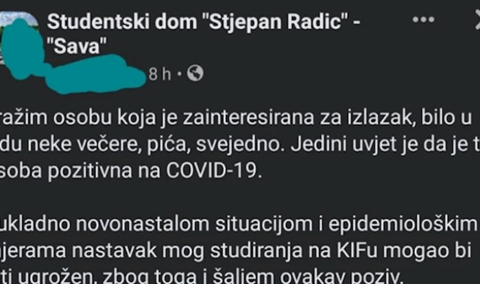 Facebookom se širi bizaran oglas studenta iz Zagreba, ljudi su u šoku