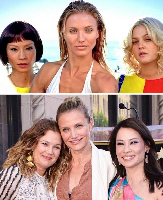 Cameron Diaz, Lucy Liu i Drew Barrymore (Natalie, Alex i Dylan)