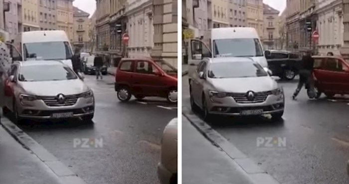 Širi se snimka iz centra Zagreba: Auto im je blokirao cestu, pogledajte kako su riješili problem