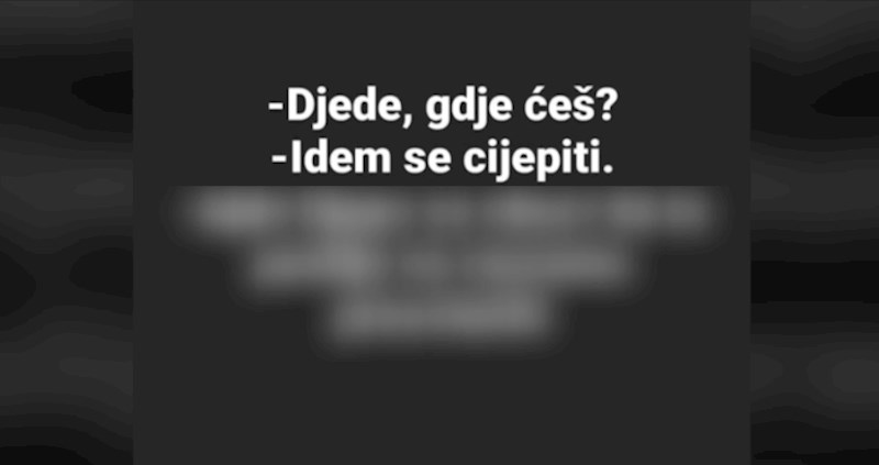 Nakon silnih obustava cijepljenja AstraZenecom ovaj komentar razvaljuje internetom