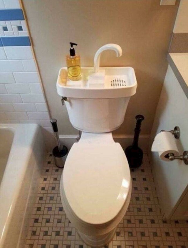 U Japanu ćete često vidjeti ovakve WC školjke koje štede vodu