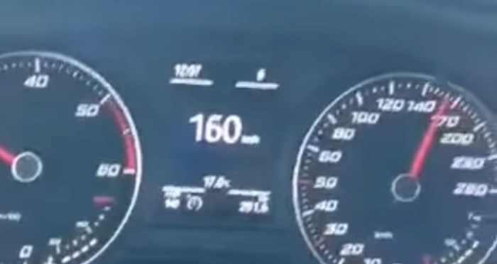 Luda snimka iz Slovenije osvaja internet: Vozio je 160 km/h, a onda podigao pogled...