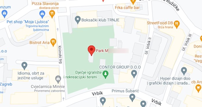 Netko je na Googleu preimenovao park u Zagrebu, novo ime neke će razljutiti
