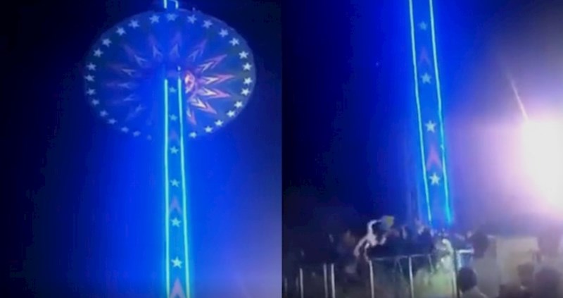 Širi se stravična snimka iz zabavnog parka: Srušili su se na tlo s 15 metara visine