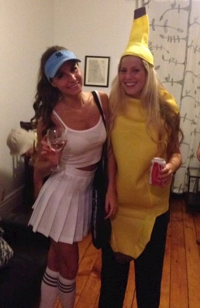 Seksi tenisačica vs smiješna banana