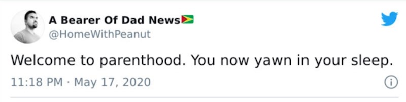 Dobrodošli u roditeljstvo! Odsada zijevate i u snu.