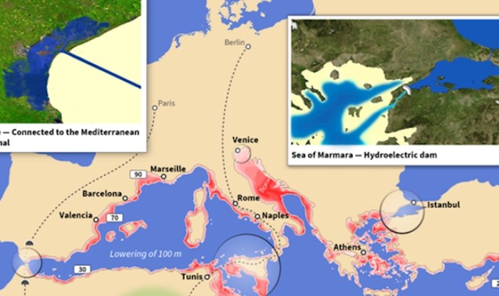 Ovako bi izgledala EU da je realizirana Atlantropa - projekt koji je trebao isušiti Jadransko more