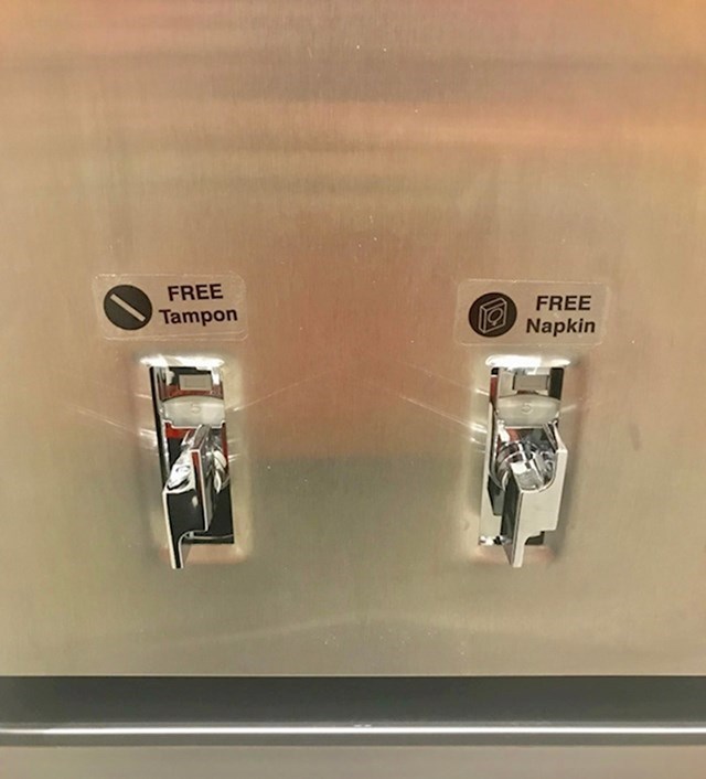 WC ima besplatne tampone