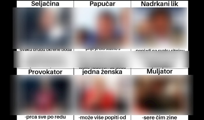 Fejsom kruži fotografija koja opisuje tipove muškaraca u Hrvatskoj, koji ste vi?