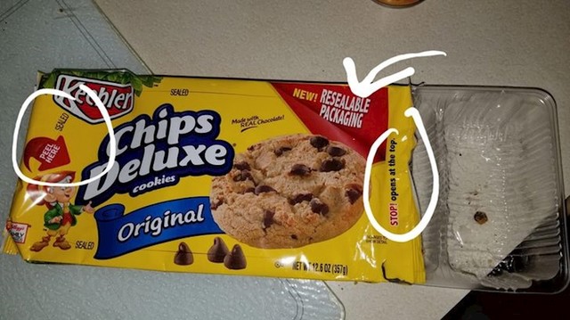 Ovako moj tata otvara kekse iako točno piše kako bi trebalo