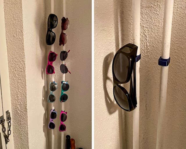 Odlična ideja za držanje naočala odmah pored vrata kako ih ne bismo zaboravili