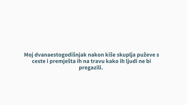 Djeca nas uvijek iznenade svojim velikim srcem
