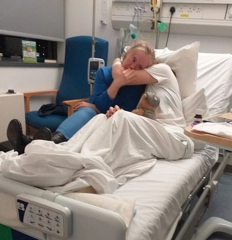 "Moja sestra ima Down sindrom i jako se boji bolnica. Unatoč tome, smogla je snage posjetiti me nakon moje operacije."