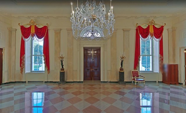 Vrata Bijele kuće - pogled iznutra