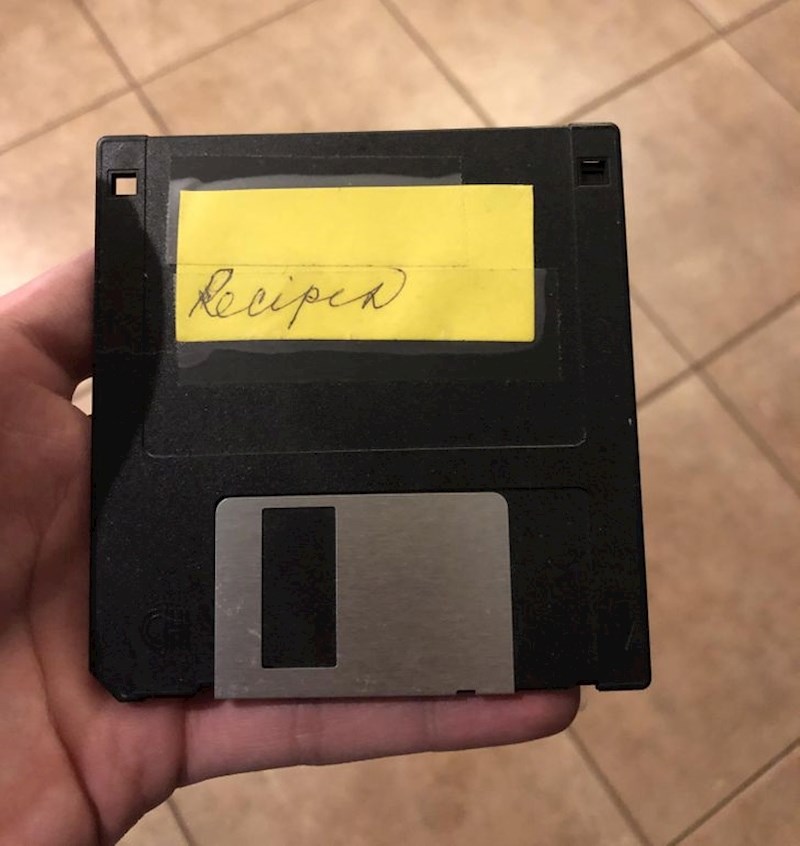 Baka mi je proslijedila svoje recepte na disketi