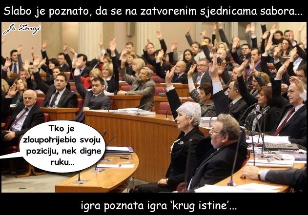 Sabor jednoglasno priznao zloupotrebu pozicije