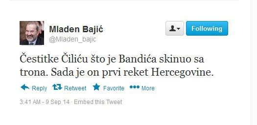 Čilić dobio Bandića u prvom setu